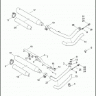 FLSTNSE 1TF9 CVO SOFTAIL DELUXE (2014) Глушитель
