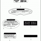 VRSCF 1HPH V-ROD MUSCLE (2014) Лейбл предостережения