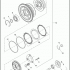 FLSTNSE 1TF9 CVO SOFTAIL DELUXE (2014) CLUTCH - TWIN CAM 110&trade;