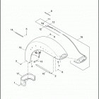 FLHTK 103 1TEL CVO LIMITED (2014) FENDER, FRONT