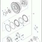 FLHTCUTG 1MAL TRI GLIDE ULTRA CLASSIC (2014) Сцепление