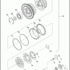 FLHTP 1FMM ELECTRA GLIDE STANDARD POLICE (2014) CLUTCH - TWIN CAM 103&trade;
