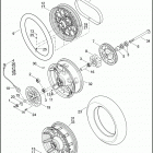 FLHTCU 1FCM ULTRA CLASSIC (2014) Колесо заднее