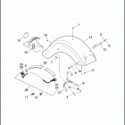 FLHTP 1FMM ELECTRA GLIDE STANDARD POLICE (2014) FENDERS, REAR