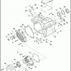 FLSTNSE 1TF9 CVO SOFTAIL DELUXE (2014) TRANSMISSION HOUSING