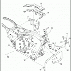 FLHTP 1FMM ELECTRA GLIDE STANDARD POLICE (2014) FRAME & JIFFY STAND