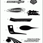 FXDC 103 1GVM DYNA SUPER GLIDE CUSTOM (2014) FUEL TANK TRIM