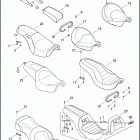 FXDF 1GY4 DYNA FAT BOB (2014) SEATS