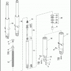 FLHTP 1FMM ELECTRA GLIDE STANDARD POLICE (2013) FORK, FRONT, LEFT & RIGHT (FAIRING MODELS)