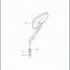 FLTRXSE2 1TC8 CVO ROAD GLIDE (2013) Зеркало