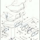 FLTRXSE2 1TC8 CVO ROAD GLIDE (2013) WINDSHIELD, FAIRING & HEADLAMPS