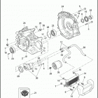 FLHTCUSE8 1PR8 CVO ULTRA CLASSIC (2013) CRANKCASE, ENGINE OIL FILTER & COOLER - TWIN CAM 1...