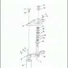 FLTRXSE2 1TC8 CVO ROAD GLIDE (2013) FORK BRACKETS, FRONT