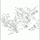 XL883L 4CR2 SUPERLOW (2013) CRANKCASE & GEARCASE - 883L / N / R, 1200C / CA / ...