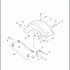 FLHTCUSE8 1PR8 CVO ULTRA CLASSIC (2013) FENDER, REAR