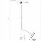 FXSBSE 1TD9 CVO SOFTAIL BREAKOUT (2013) WIRING HARNESS, CONSOLE OVERLAY