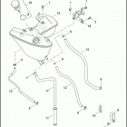 XL883L 4CR2 SUPERLOW (2013) OIL TANK & LINES - 883L / N / R, 1200C / CA / CB /...