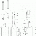 FLHTCU8 103 1PRM CVO ULTRA CLASSIC (2013) FORK, FRONT
