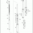 FXDWG 103 1GPM DYNA WIDE GLIDE (2013) FORK, FRONT - ALL MODELS EXCEPT FLD