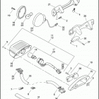 FLHP 1FHM ROAD KING POLICE (2013) TAIL LAMP & TURN SIGNALS, REAR