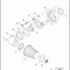 FXSBSE 1TD9 CVO SOFTAIL BREAKOUT (2013) Воздушный фильтр