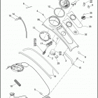 FLHRSE5 1PG8 CVO ROAD KING (2013) INSTRUMENTS, FUEL TANK