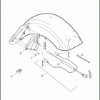 FLHRSE5 1PG8 CVO ROAD KING (2013) TAIL LAMP (DOMESTIC) & TURN SIGNALS, REAR