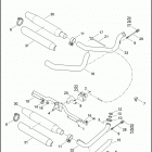 FXSB 1BF5 SOFTAIL BREAKOUT (2013) EXHAUST SYSTEM - FXSB