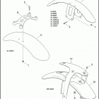 XL883L 4CR2 SUPERLOW (2013) FENDERS, FRONT
