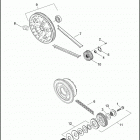 FLHTCUTG 1MAM TRI GLIDE ULTRA CLASSIC (2013) BELT, CHAINS & SPROCKETS