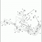 XL883L 4CR2 SUPERLOW (2013) EXHAUST SYSTEM - 883L / N / R, 1200C / CA / CB / C...