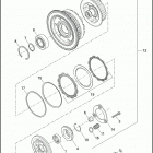 FXSBSE 1TD9 CVO SOFTAIL BREAKOUT (2013) CLUTCH - TWIN CAM 110 ™