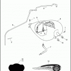 FLHTCUTG 1MAM TRI GLIDE ULTRA CLASSIC (2013) Топливный бак