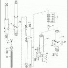 FLHR 1FBM ROAD KING (2013) FORK, FRONT, LEFT & RIGHT (NON-FAIRING MODELS)