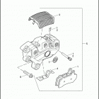FLHTCUTG 1MAM TRI GLIDE ULTRA CLASSIC (2013) BRAKE CALIPER, FRONT