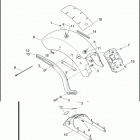 FLS 1JR5 SOFTAIL SLIM (2013) FENDERS & SUPPORTS, REAR - FLS & FXS