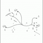 FLHTCUTG 1MAM TRI GLIDE ULTRA CLASSIC (2013) WIRING HARNESS, TURN SIGNALS & LIGHTS, REAR