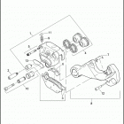 FXSBSE 1TD9 CVO SOFTAIL BREAKOUT (2013) BRAKE CALIPER, REAR