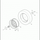 FLHTCUTG 1MAM TRI GLIDE ULTRA CLASSIC (2013) Колесо заднее