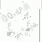 FLHTCUTG 1MAM TRI GLIDE ULTRA CLASSIC (2013) BRAKE CALIPER, REAR