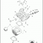 XL883L 4CR2 SUPERLOW (2013) CYLINDERS, HEADS & VALVES - 883L / N / R, 1200C / ...