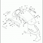 XL883L 4CR2 SUPERLOW (2013) FENDERS, REAR - 883L / R / 1200C / CA / CB / CP (A...