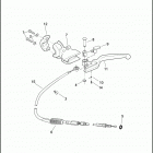 FLHP 1FHM ROAD KING POLICE (2013) Привод управления сцеплением