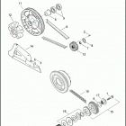 FLHP 1FHM ROAD KING POLICE (2013) BELT, CHAINS & SPROCKETS