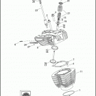 FLHTCUSE8 1PR8 CVO ULTRA CLASSIC (2013) CYLINDERS, HEADS & VALVES - TWIN CAM 110 ™