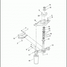 FLHRSE5 1PG8 CVO ROAD KING (2013) FORK BRACKETS, FRONT