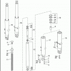 FLHP 1FHM ROAD KING POLICE (2013) FORK, FRONT, LEFT & RIGHT (NON-FAIRING MODELS)