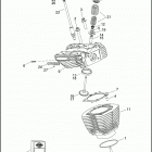 FLTRXSE2 1TC8 CVO ROAD GLIDE (2013) CYLINDERS, HEADS & VALVES - TWIN CAM 110 ™