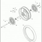 XR1200X 1LD6 XR1200X (2013) WHEEL, FRONT, CAST - XR1200X