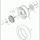 XR1200X 1LD6 XR1200X (2013) WHEEL, REAR, CAST - XR1200X